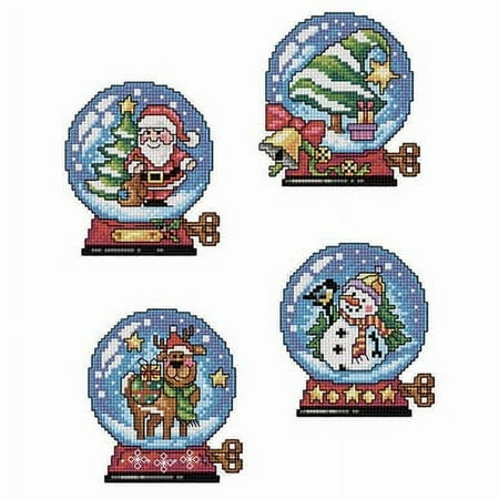 UPC: 5902067315491 | Orchidea Snow Globes Ornaments Counted Cross-Stitch Kit