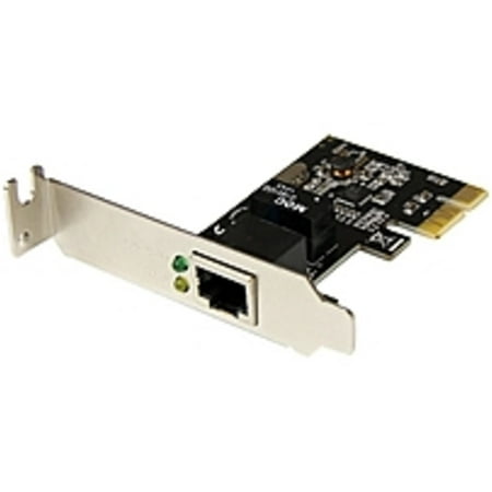 Refurbished StarTech.com 1 Port PCI Express PCIe Gigabit NIC Server Adapter Network Card - Low Profile - PCI Express - 1 Port(s) - 1 x Network (RJ-45) - Twisted Pair - Low-profile -