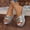 Silver, variant on Women's Thick Platform Slide Sandals Slip-On Casual Comfort Slides