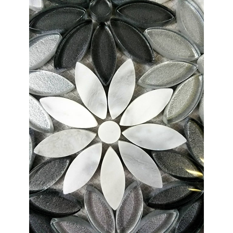 Watercolor Flower Glass Backsplash, Pink Kitchen Wall Protector, Gray Art  Design, Plant Easy To Clean Surface - Yahoo Shopping