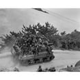thumbnail image 2 of Soldiers Of The 29Th Marines On A Sherman Tank On The First Day Of The Invasion Of Okinawa. April 1 History, 2 of 2
