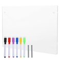 thumbnail image 1 of 1 Set of Acrylic Board for Table To Do List Board Plans Writing Board Clear Board Erasable Memo Board, 1 of 3