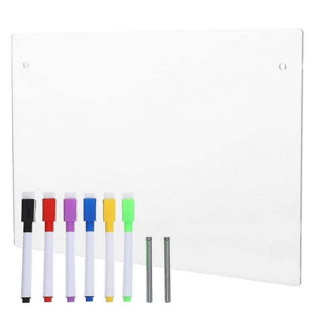 1 Set of Acrylic Board for Table To Do List Board Plans Writing Board Clear Board Erasable Memo Board