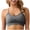 Dark Gray, variant on Naittoop Women's Comfort Bras Lift No Underwire Bra Support Front Closure Bras Coverage Minimizer Everyday T Shirt Bra