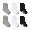 thumbnail image 4 of HCNTES 1T 2T 3T 4T 5T 6T 7T Socks for Toddler Boys Girl Crew Socks Spring Summer Socks Set Daily School Activities Socks(L01-F,0-1 Years), 4 of 4