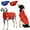 Red, variant on DENTRUN Windproof Dog Winter Jacket, Fleece Lined Dog Vest for Cold Weather, Reflective Extra Warm Dog Coat with Leash Hole, Dog Winter Outfit for Medium Large Dogs