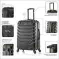 thumbnail image 4 of InUSA Endurance 24" Hardside Lightweight Luggage with Spinner Wheels, Handle, and Trolley, Black, 4 of 10