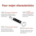 thumbnail image 5 of YOBOLK Bottle Opener Clearance Stainless Steel Bottle Opener Beer Cap Opener Double-headed Can Opener Kitchen Beer Bottle Opener Jar Opener, 5 of 7