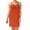 Orange, variant on Womens Summer Bikini Cover Up V Neck Dress Spaghetti Strap Backless Beach Dress