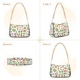thumbnail image 7 of FORMRS Womens Shoulder Bag with Chain Strap Clutch Purse Cute Tote Handbag, Green Vegetables Pattern, 7 of 7