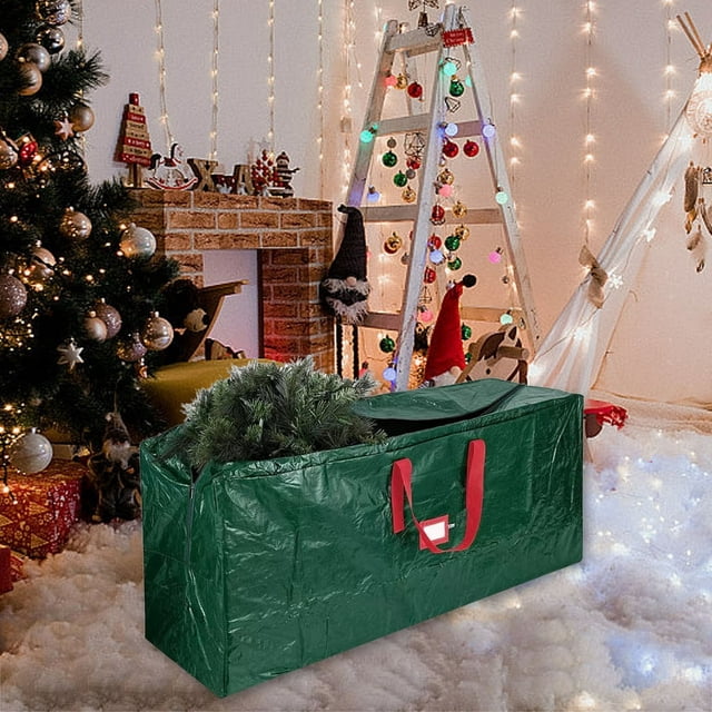 HLONK Christmas Decor Christmas Storage Rack Spacious Under Bed Holiday Wrapping Paper Container Good For Gift Wrapping Ribbons Bows Wrapping Supplies Etc