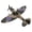Brown, variant on Bruce&Shark RC Plane 3 Channel Remote Control Airplane Fighter Toys, 2.4GHz 6-axis Gyro Stabilizer RTF Glider Aircraft Plane with 2 Batteries, Easy to Fly for Adults Beginners