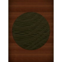 Dalyn Dover Area Rug DV12 Dv12 Olive Waves Swirls 4' x 4' Round