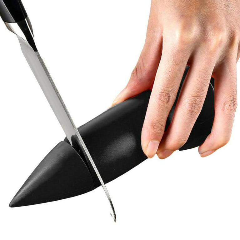 Tohuu Kitchen Knife Sharpener Rocket Shape Ceramic Knife Sharpener  Professional Knife Sharpening Tool for Kitchen Knives Kitchen Gadgets Helps  Repair Restore Polish Blades dependable 