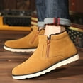 thumbnail image 6 of Mens Outdoor Winter Snow Boots Anti-Slip Cotton Warm Work Boots Yellow 45 EU, 6 of 7