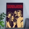 thumbnail image 5 of Music Poster- Soundgarden Band Poster- Vintage Style - Size 24x36 - Postora, 5 of 5