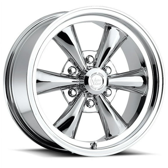 17x8 American Muscle 141H Legend 6 Chrome Wheel 6x5.5 (19mm)