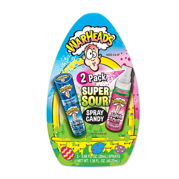 Warheads Sour Spray Egg Carton, 1.36 oz