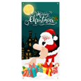 thumbnail image 1 of Bannière de Rideau de Noël Réutilisable Facile à Accrocher Couverture de Porte Festive pour Décoration Maison Photographie, 1 of 5