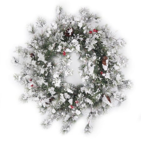 Holiday Time Non Lit Covington Artificial Christmas Wreath 24