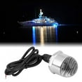 thumbnail image 4 of Hlyjoon Luz subacuática marina de acero inoxidable 304 1/2 NPT IP 68 impermeable luz de drenaje marino LED azul luz subacuática y tapón de drenaje para yates marinos Khall QC08057, 4 of 6