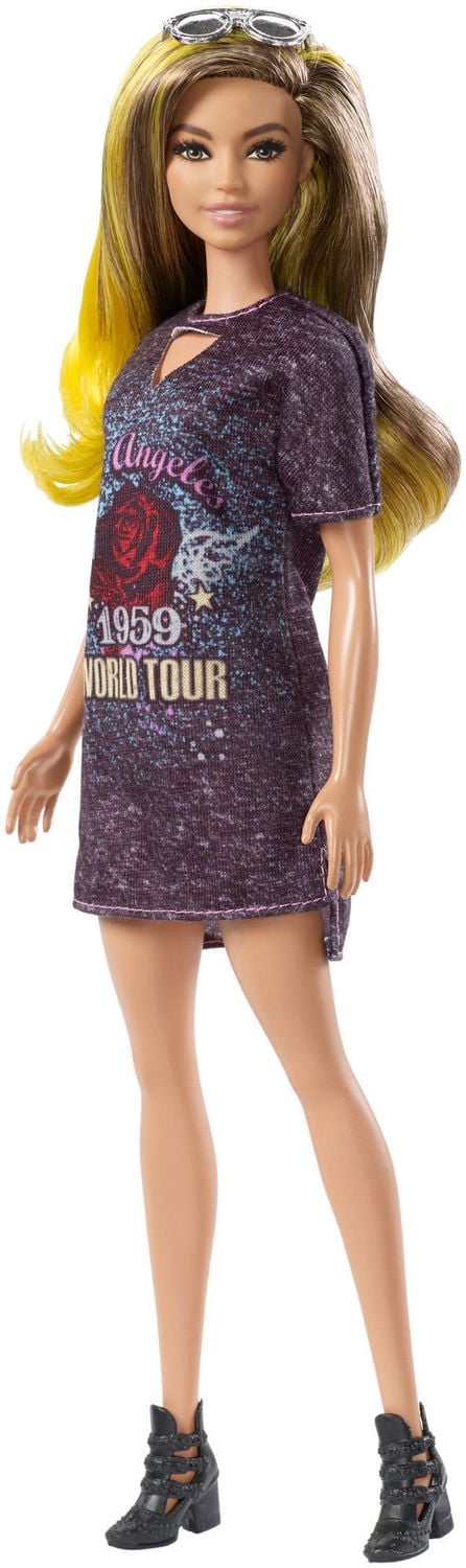 Barbie Fashionistas Rockstar Glam Doll