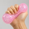thumbnail image 6 of TOYOUME Glitter Peanut Squishy, Stress Relief, Slow Rising, Fruit Squeeze, Pink, 6 of 8