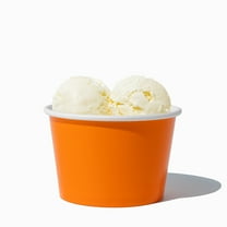 UNIQ 8 oz Orange Ice Cream Cups - 1000/Case