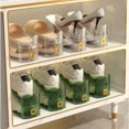 thumbnail image 2 of AVEKI Clear Shoe Slots Organizer,Adjustable Shoe Stacker Shoe Rack Holder Oraganizers,Space Saving Shoe Storage Organizers for Closet Cabinet Storage A0513, 2 of 7