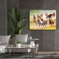 thumbnail image 5 of Epic Graffiti 'Wild Horses Running' by Ata Alishahi, Giclee Canvas Wall Art, 54"x40", 5 of 8