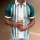 thumbnail image 3 of Gibobby Camisas Tipo Polo para Hombre Playeras Polo para Hombre Casuales Moda Camisas Caballero Camisetas Cuello Mao Manga Corta(Verde,M), 3 of 5