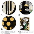 thumbnail image 3 of DESIGN ART Designart "Gold Transcending Female Portrait I" Modern Woman Canvas Print 34 in. wide x 44 in. high, 3 of 5