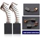 thumbnail image 3 of 2 pares de escobillas de carbón para motor de 12 x 8 x 5 mm compatibles con la amoladora angular WS125 Black & Decker G720, 3 of 5