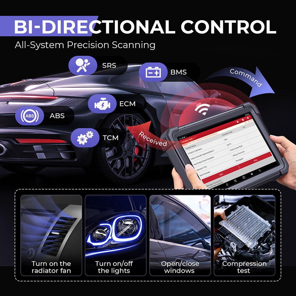 Launch X431 PRO3 APEX Wireless Car Diagnostic Scanner All-System Diagnostics Online Coding, Topology Map, CAN FD & DoIP, HD Truck Scan, 37+ Services, IMMO,10.1 Inch