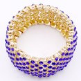 thumbnail image 4 of Lavencious Tennis Rhinestone Stretch Bridal Bracelets Evening Party Jewelry, 4 of 4