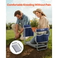 thumbnail image 3 of VEVOR Garden Kneeler and Seat, 11 in Wide Kneeling Pad, Heavy Duty Garden Kneeling Stool, Folding Garden Seat with 2 Tool Bags, Relieve Knee & Back Pain, Non-Slip Garden Bench for Women Grandparents, 3 of 9