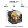 thumbnail image 4 of Gukieu Desert Monkeys Drive Print Leather Tissue Box, PVC Waterproof Velcro Opening and Closing Square Tissue Box Holder, Suitable for Home and Office Decoration, 4 of 7