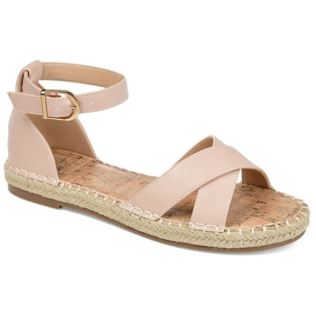 

Journee Collection Womens Lyddia Wide Width Espadrille Flat Sandals