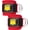 Red, variant on Ankle Straps for Machines (Pair) - Adjustable Padded Ankle Cuffs for Glute & Workouts - Kickbacks, Extensions, Abductors & Lower Exercises