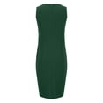 thumbnail image 6 of Elainilye Fashion Dresses for Women Summer Sleeveless Casual Sexy Long Dress Date Night Dress,Green, 6 of 7