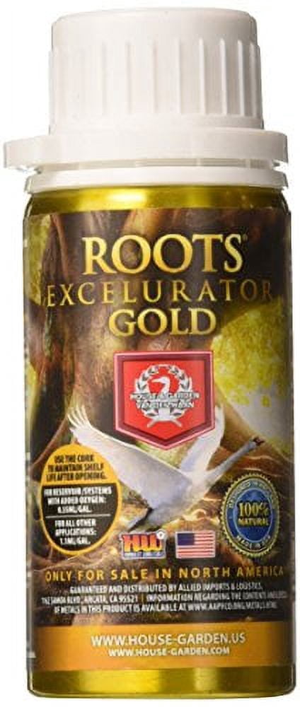 House & Garden HGC749608 Roots Excelurator Gold Hydroponic Cloning Solution, 100 mL