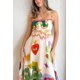 thumbnail image 5 of Vestido maxi bodycon floral para mujer 2024 Boho Flowy Salir Slip Dress Graffiti Spaghet, 5 of 5