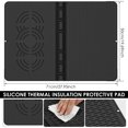 thumbnail image 5 of Glass Top Stove Cover Protector - Silicone Electric Stove Cover Mat - Double-Sided for Food Prep & Baking,Gray Silicone Mat for Induction Cooktop 28x20, 5 of 9