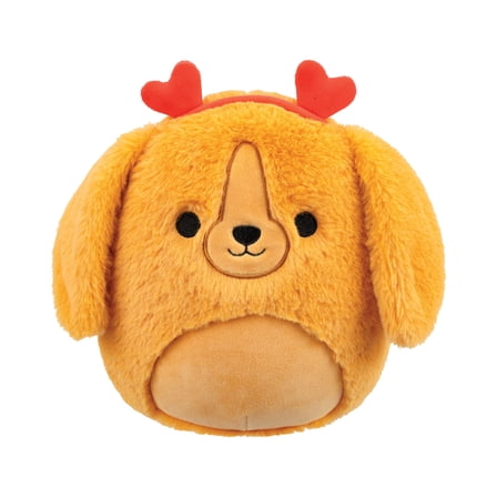 Squishmallows FuzzAMallow Official 8 inch Finley the Caramel Brown Irish Setter - Child's Ultra Soft Plush Toy