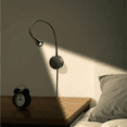 thumbnail image 4 of Lámpara de lectura LED de noche, luz blanca cálida, protección ocular, color negro, 4 of 5
