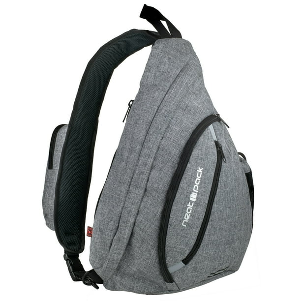 NeatPack Versatile Canvas Sling Bag Backpack with RFID Security