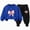 H154-Blue, variant on TOWED22 Infant Kid Girl 2pcs Fall Winter Clothing Set Long Sleeve Round Neck Tee and High Waist Pants Cute Print Outfits Clothes(Orange,5-6 Y)