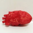 thumbnail image 3 of Falso Corazón Humano Látex Tamaño Real Corazón Bloody Horror Props Para Halloween ANGGREK Fake Human Heart, 3 of 6