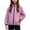 Pink, variant on XYAIYT Girls Windproof Jacket with Pockets Hooded Solid Color Stand Collar Waterproof Outerwear Coat Outdoors
