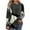 Gray B, variant on Long Sleeve Shirts for Women Crew Neck Color Block Tops Fall Casual Comfy Pullover Blouses, Gifts for Women XL